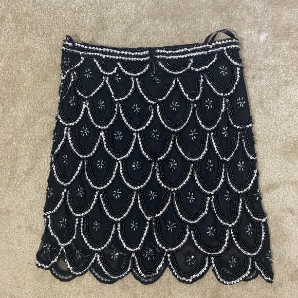 Yumi kim black beaded scallop hem skirt - Picture 3 of 5